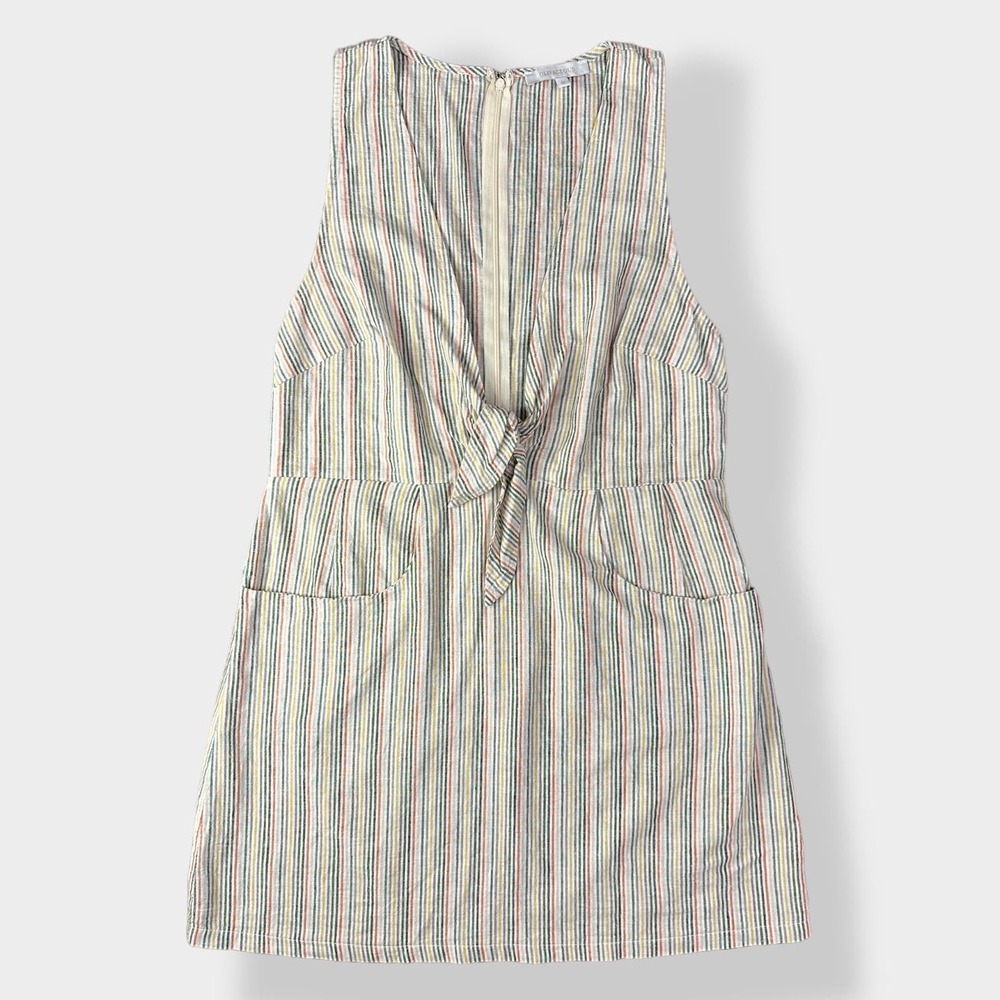 Olivaceous Linen Mini Dress‎ Size M